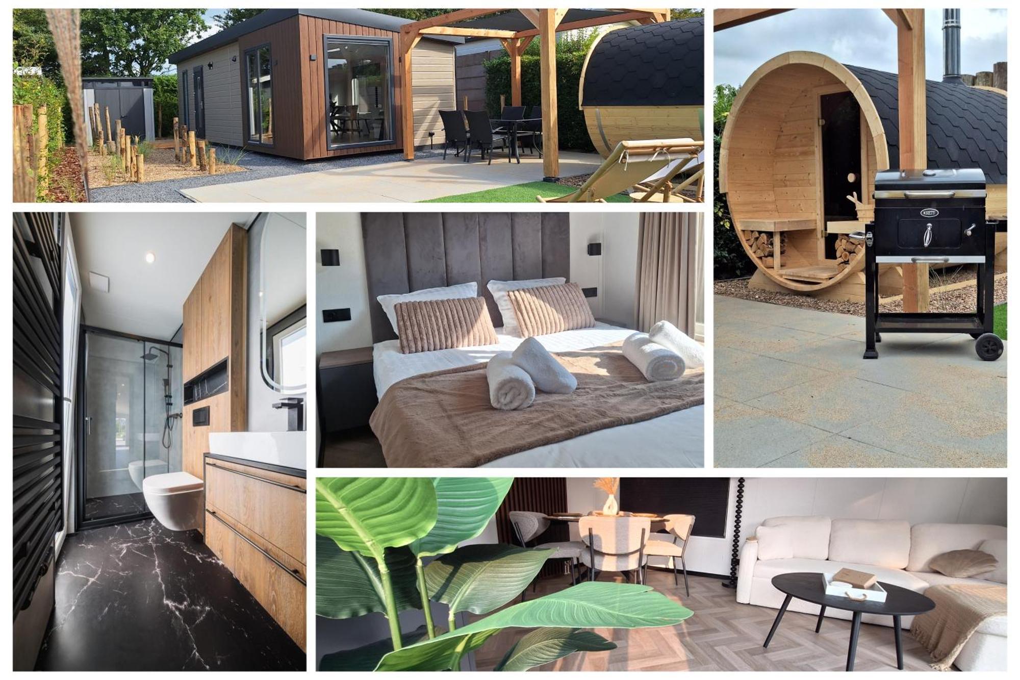 'Relax Lodge Sea' - Wellness Lodge In Zeeland - Private Sauna - Airco - Garden - Outdoor Swimming Pool - Free Wifi, Towels & Bed Linen Heinkenszand Exterior photo