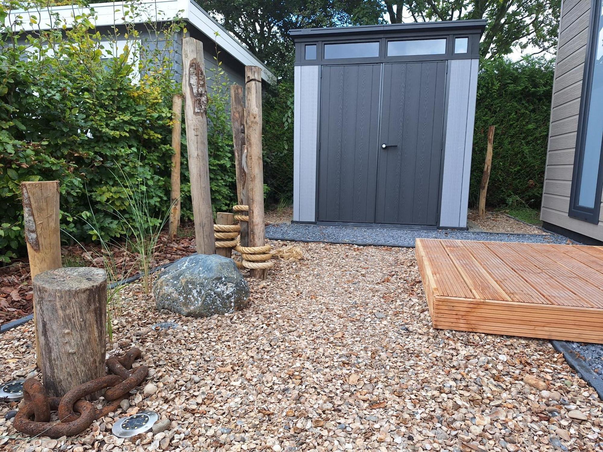 'Relax Lodge Sea' - Wellness Lodge In Zeeland - Private Sauna - Airco - Garden - Outdoor Swimming Pool - Free Wifi, Towels & Bed Linen Heinkenszand Exterior photo